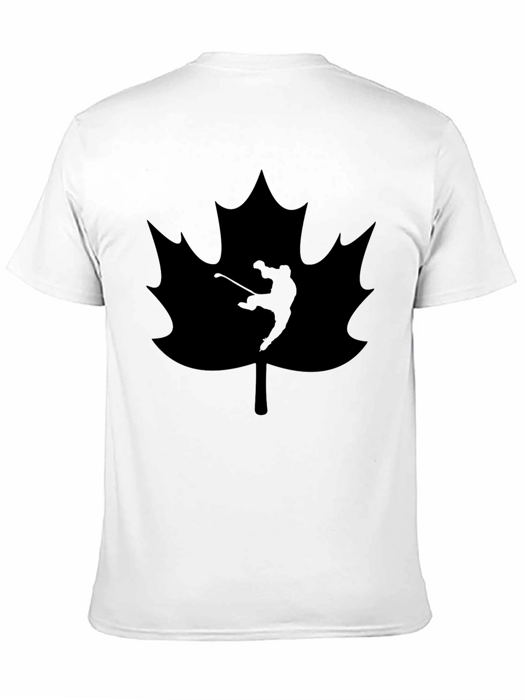 Golfing Canada Maple Leaf Black T-Shirt