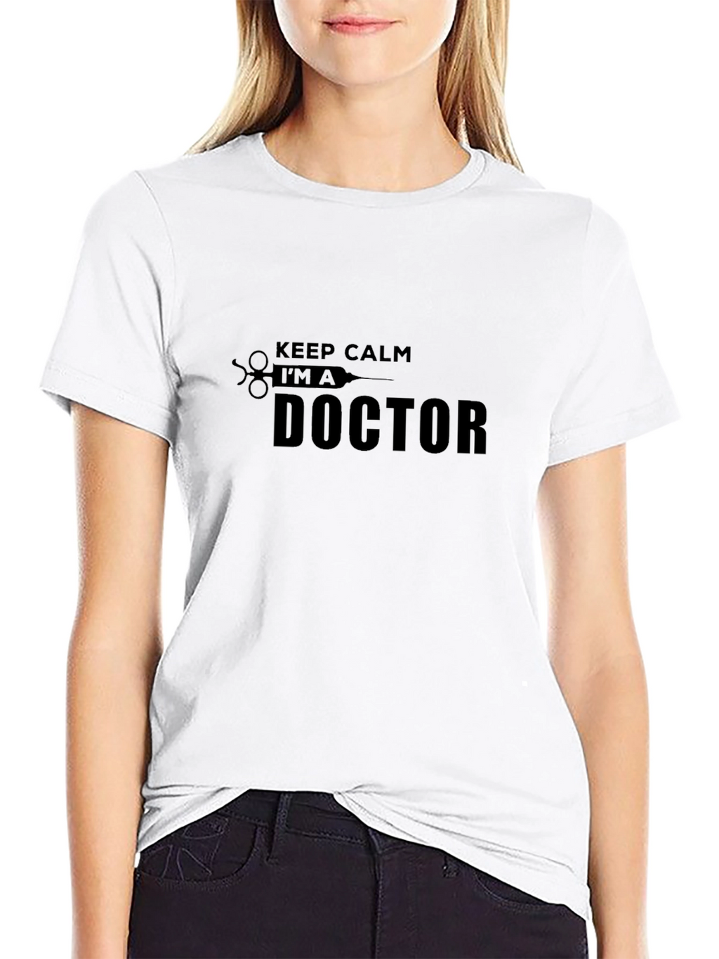 Keep Calm Im a Doctor T-Shirt - Black
