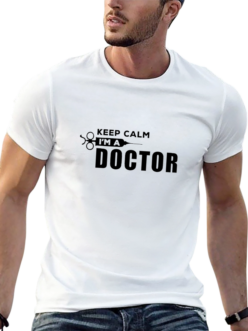 Keep Calm Im a Doctor T-Shirt - Black