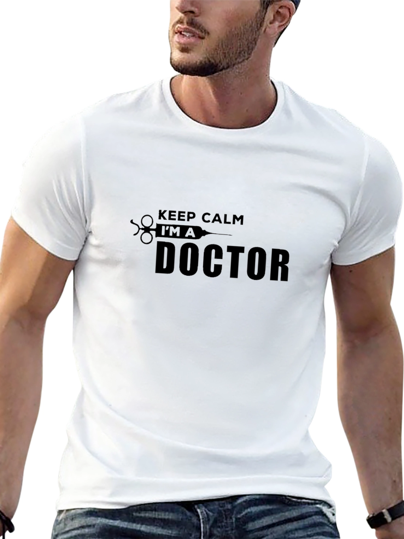Keep Calm Im a Doctor T-Shirt - Black