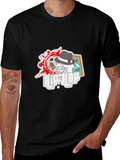Hip Hop Skeleton T-Shirt - Cool Music Tee