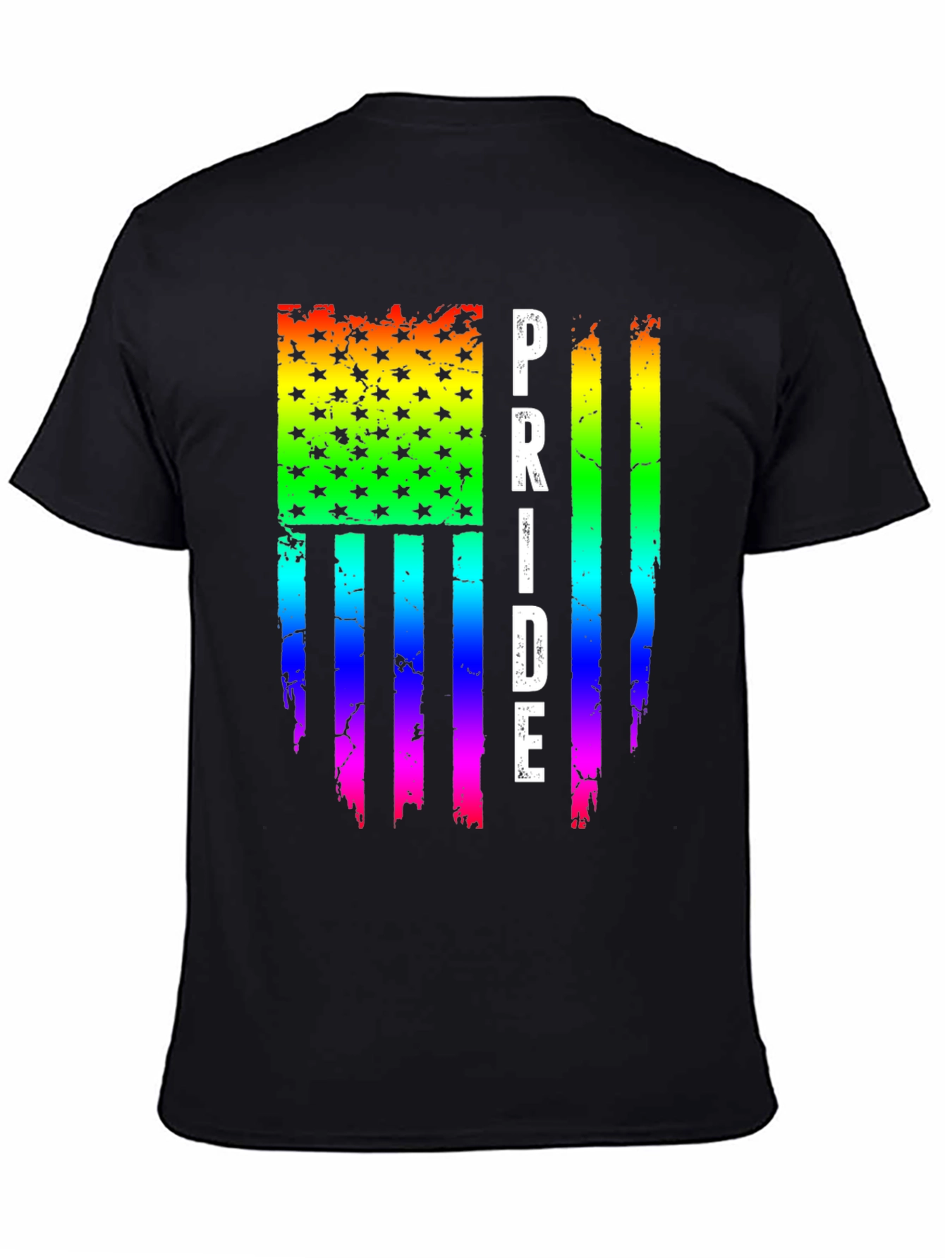 Pride Flag T-Shirt LGBTQ+ Rainbow Design