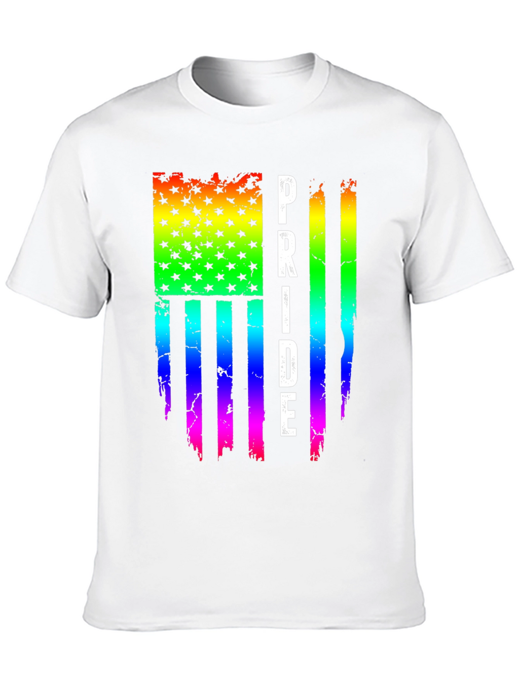 Pride Flag T-Shirt LGBTQ+ Rainbow Design