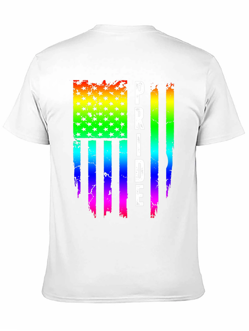 Pride Flag T-Shirt LGBTQ+ Rainbow Design