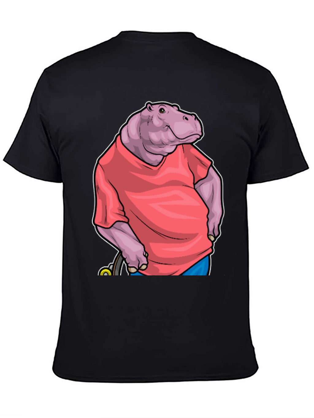 Hippo in Shirt Graphic Tee