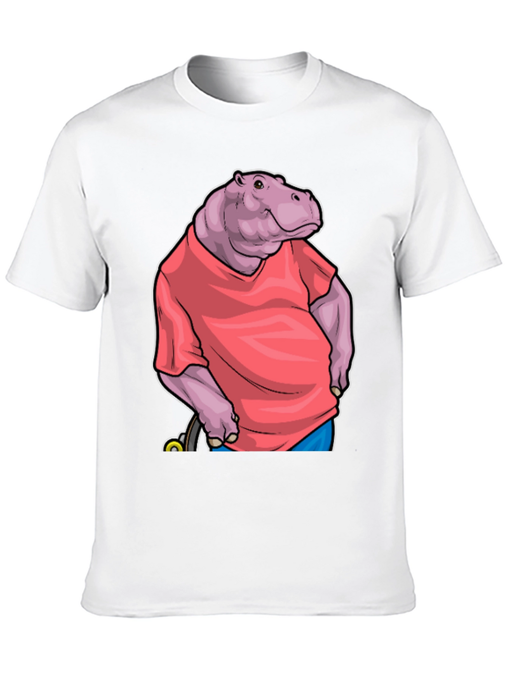 Hippo in Shirt Graphic Tee