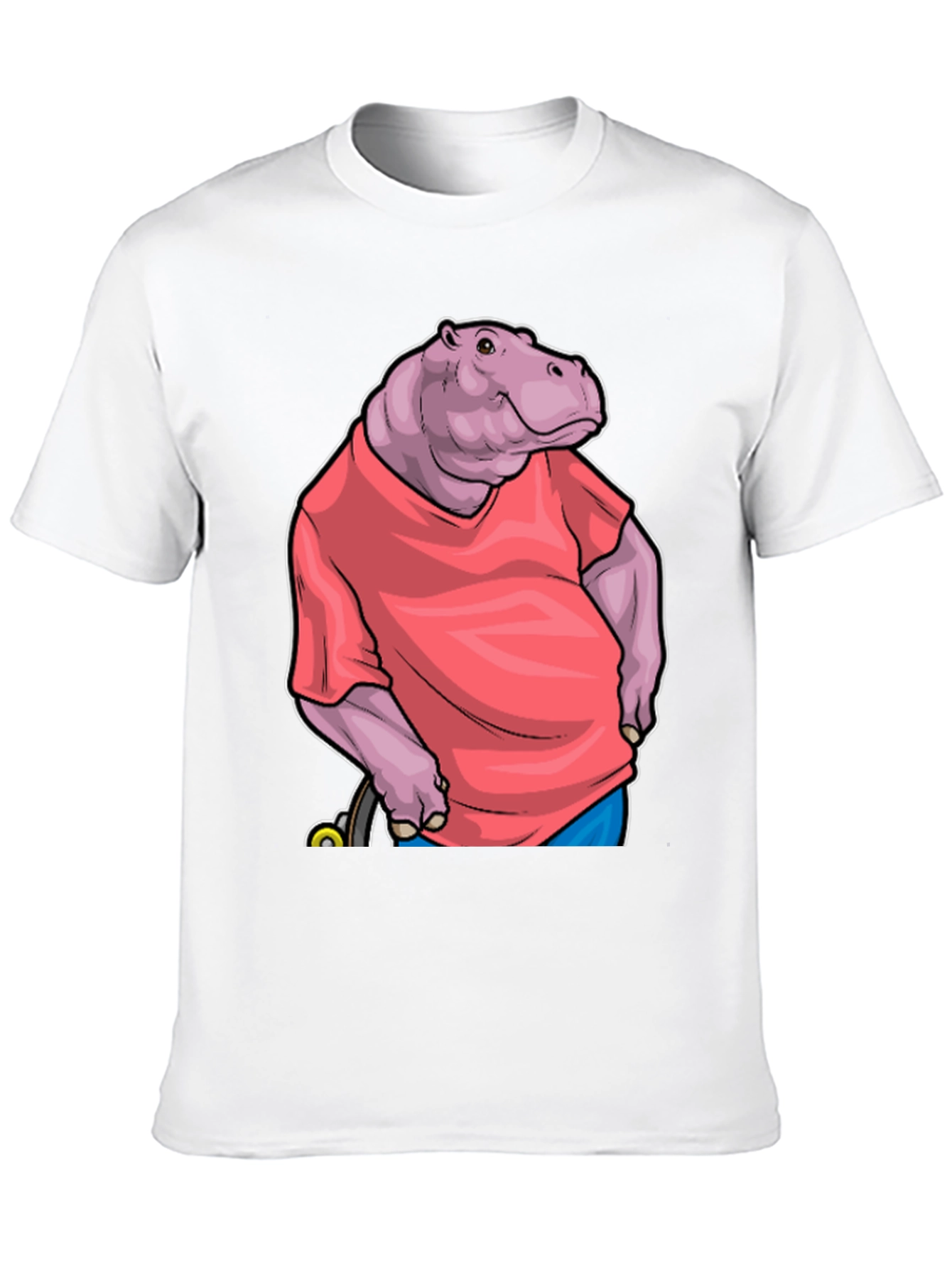 Hippo in Shirt Graphic Tee