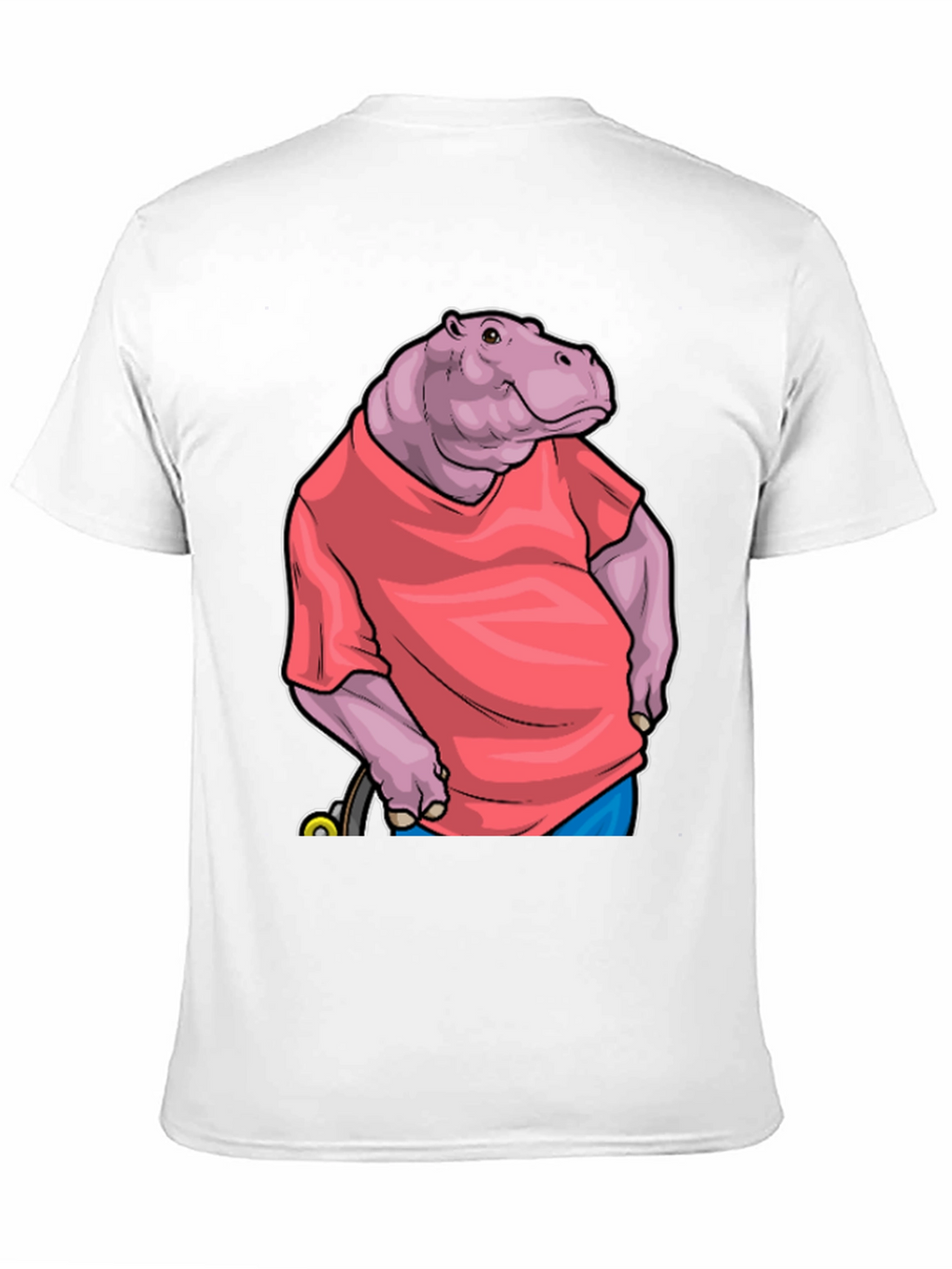 Hippo in Shirt Graphic Tee