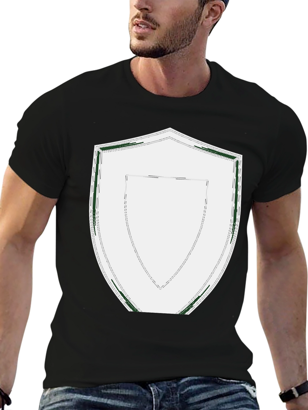 Shield Graphic Black T-Shirt
