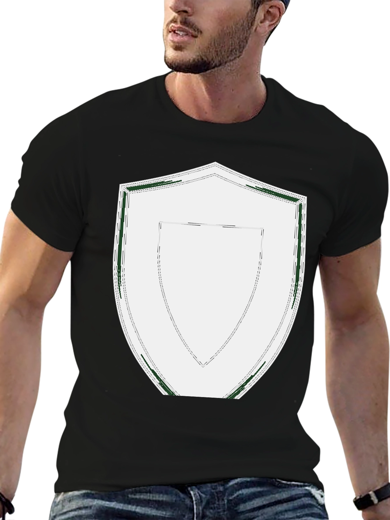 Shield Graphic Black T-Shirt