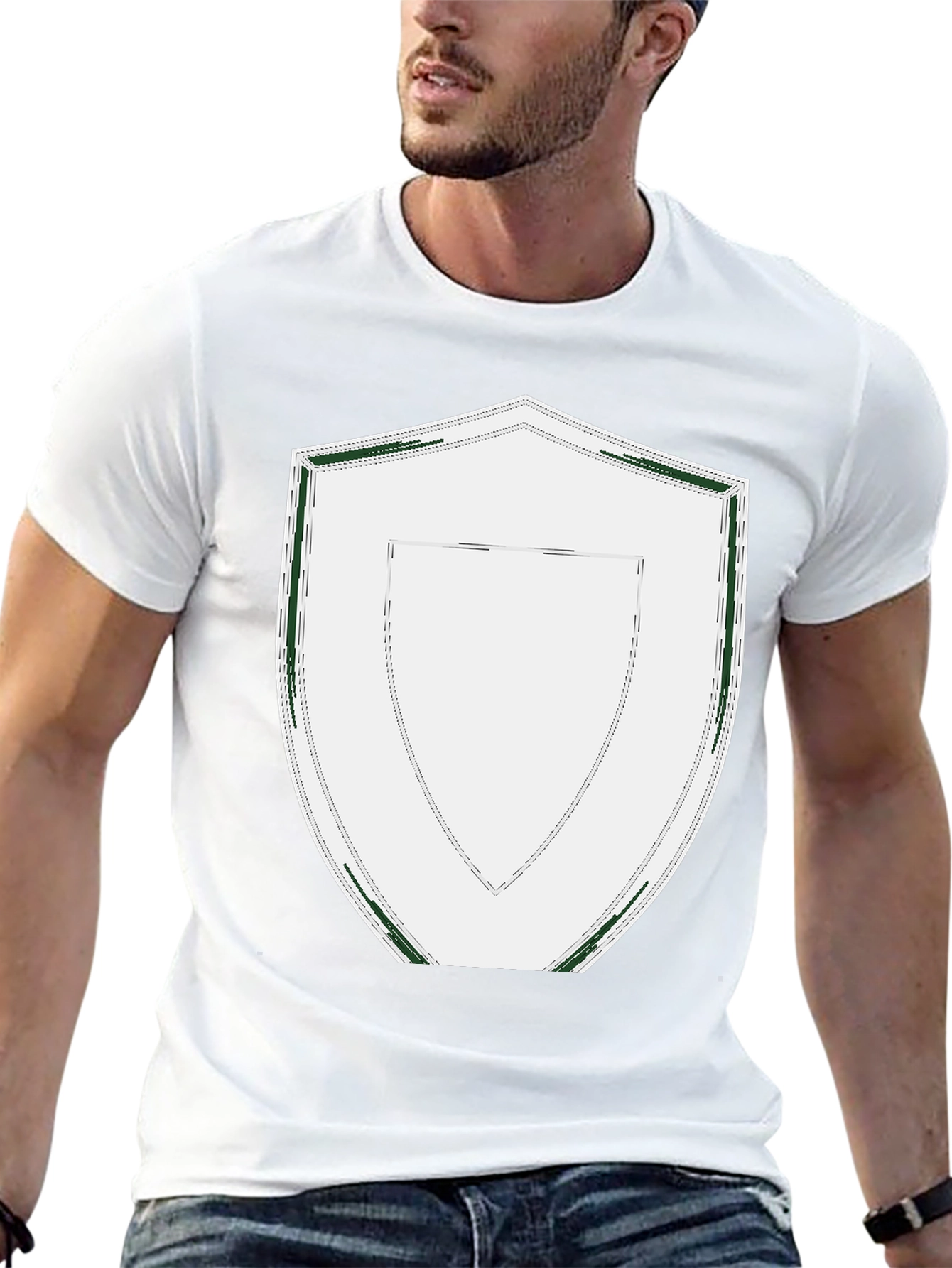 Shield Graphic Black T-Shirt