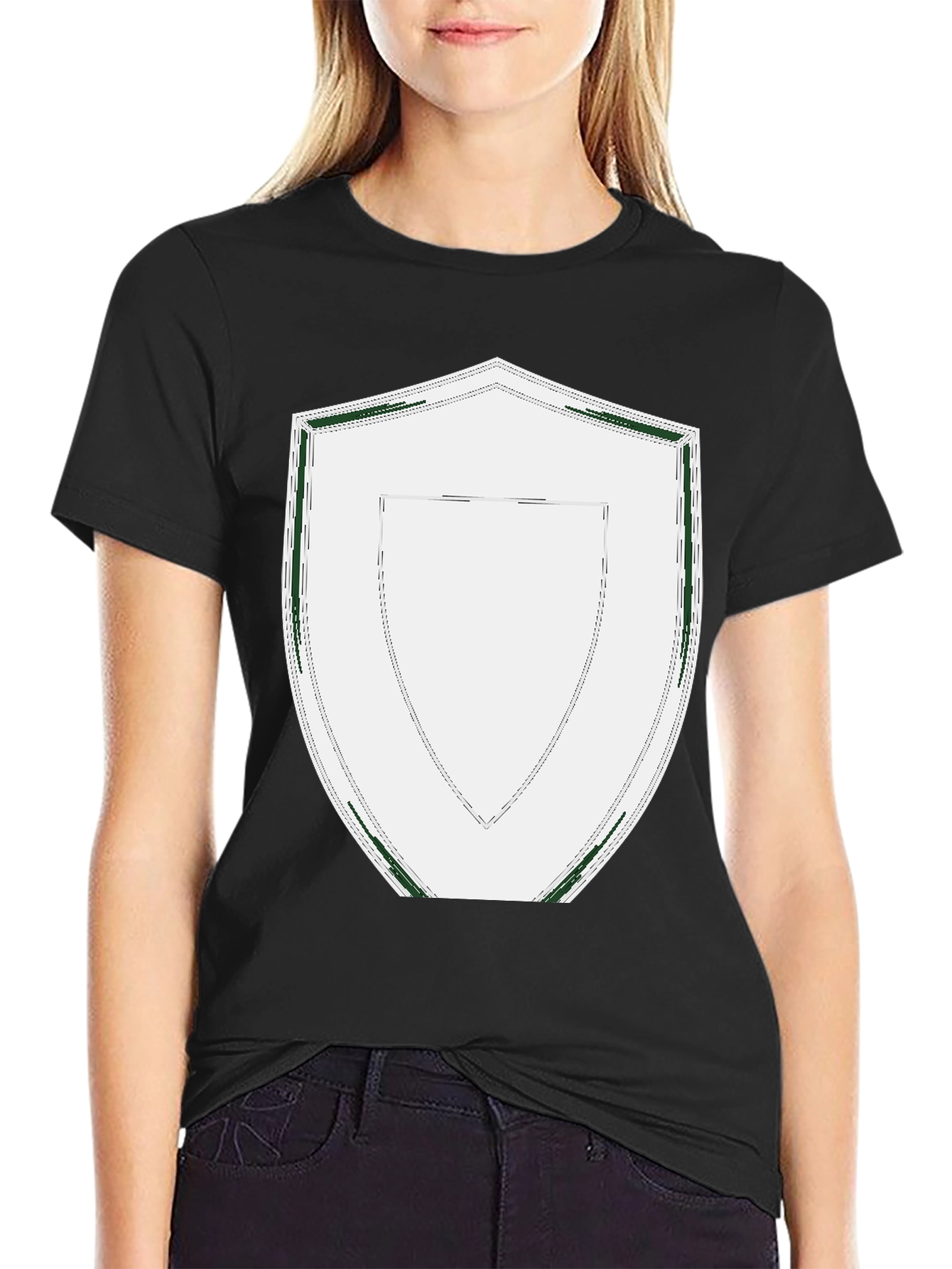 Shield Graphic Black T-Shirt