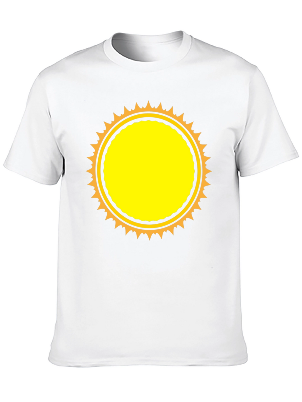 Black Sunburst Graphic T-Shirt