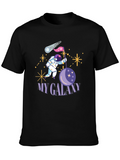 My Galaxy Black Graphic T-Shirt