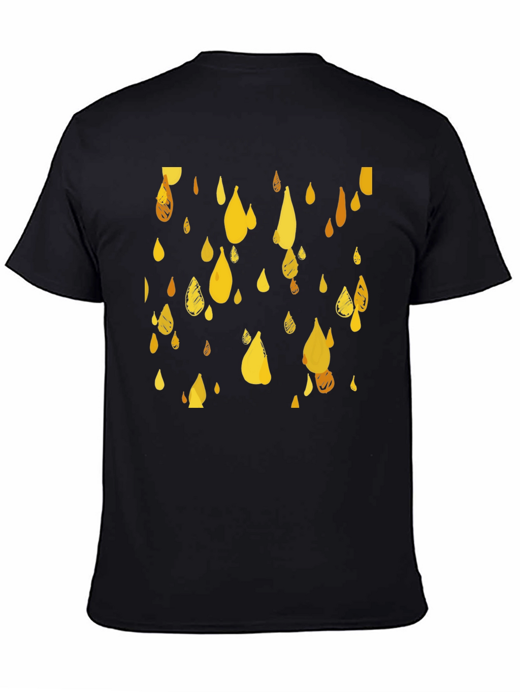Golden Rain T-Shirt - Stylish Graphic Tee