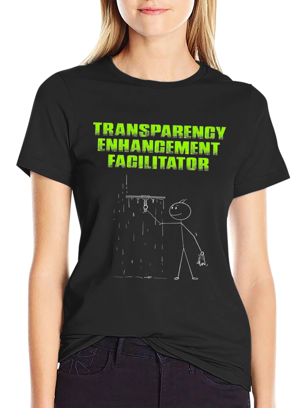 Transparency Enhancement Facilitator Black T-Shirt