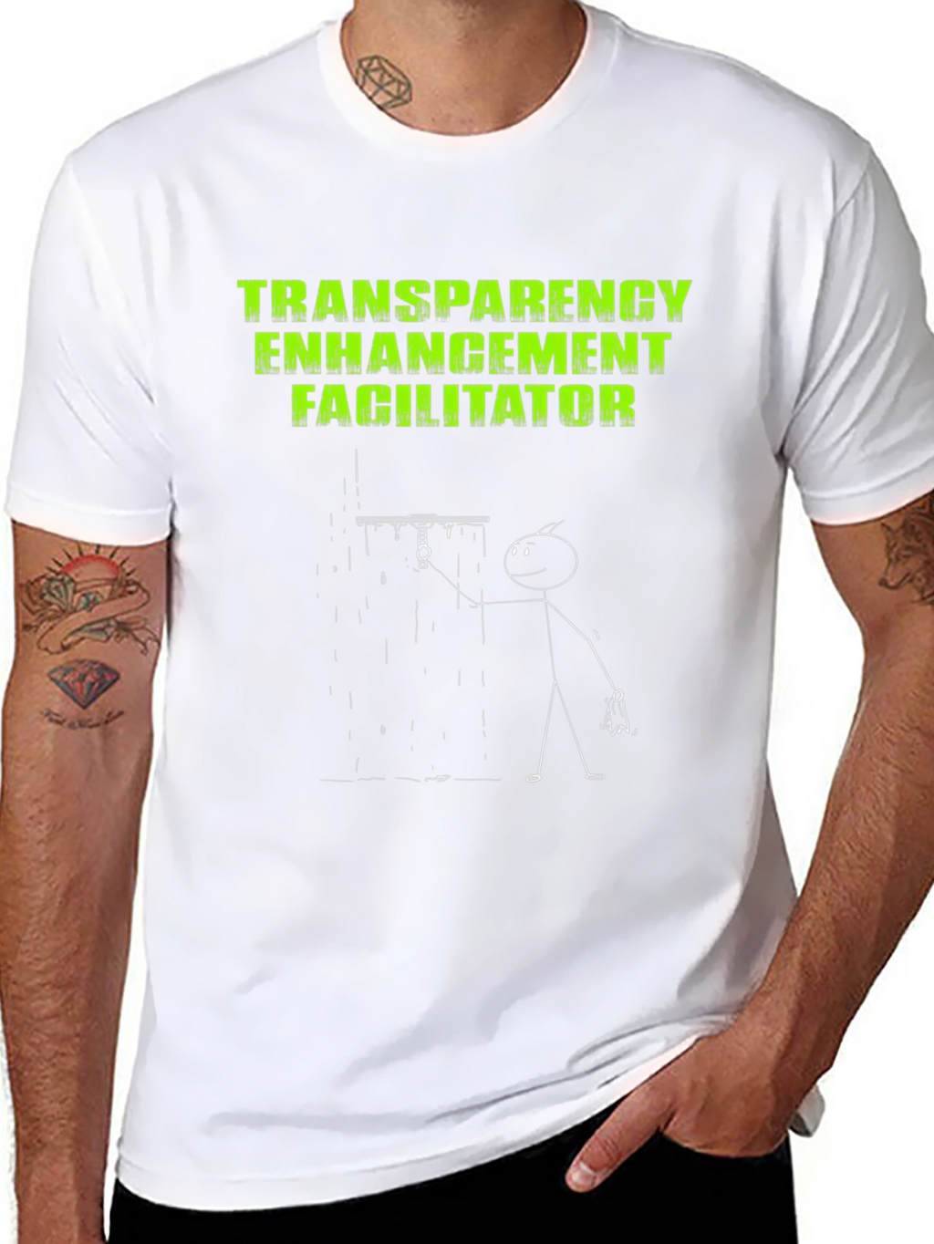 Transparency Enhancement Facilitator Black T-Shirt