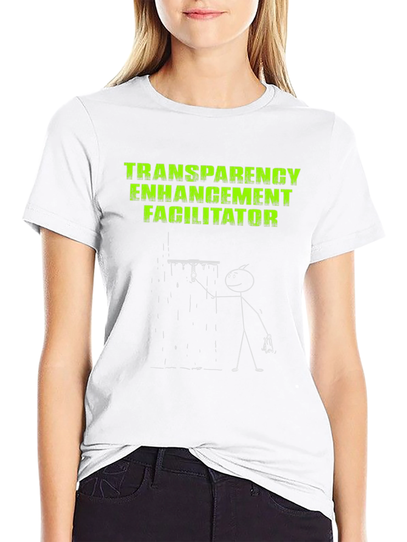 Transparency Enhancement Facilitator Black T-Shirt
