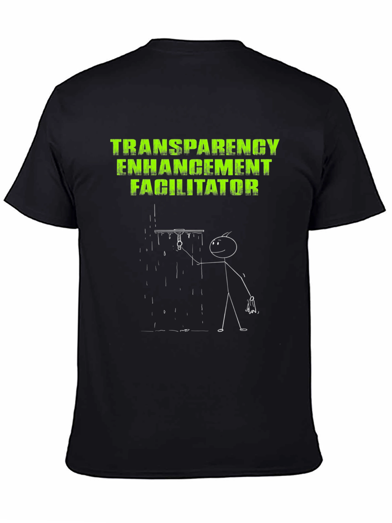 Transparency Enhancement Facilitator Black T-Shirt