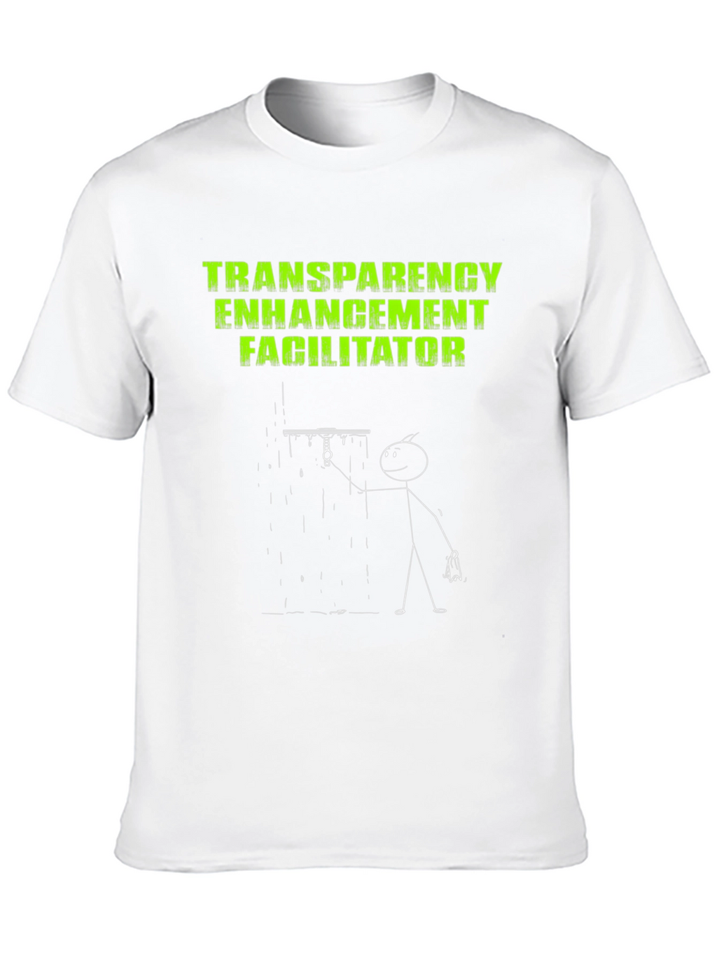 Transparency Enhancement Facilitator Black T-Shirt