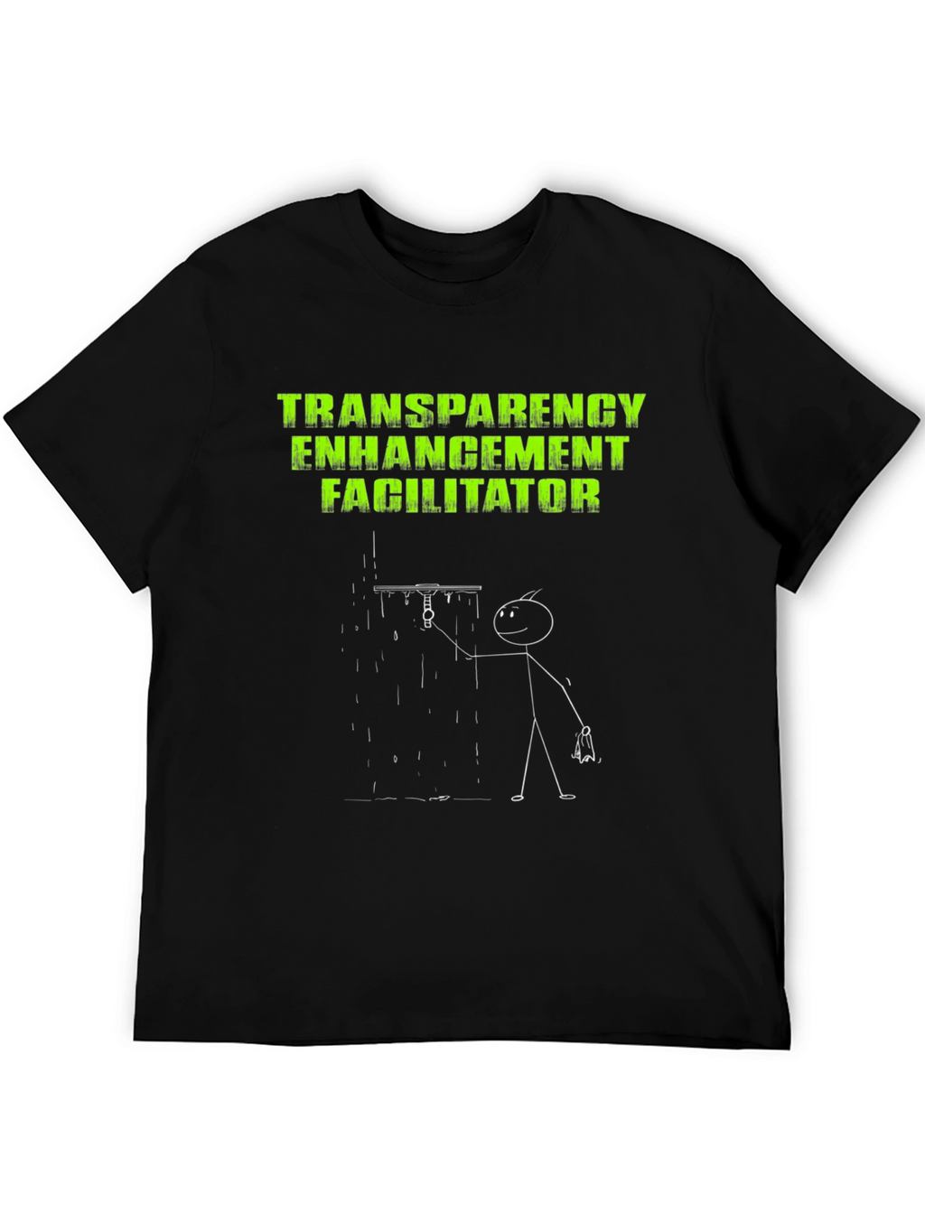 Transparency Enhancement Facilitator Black T-Shirt