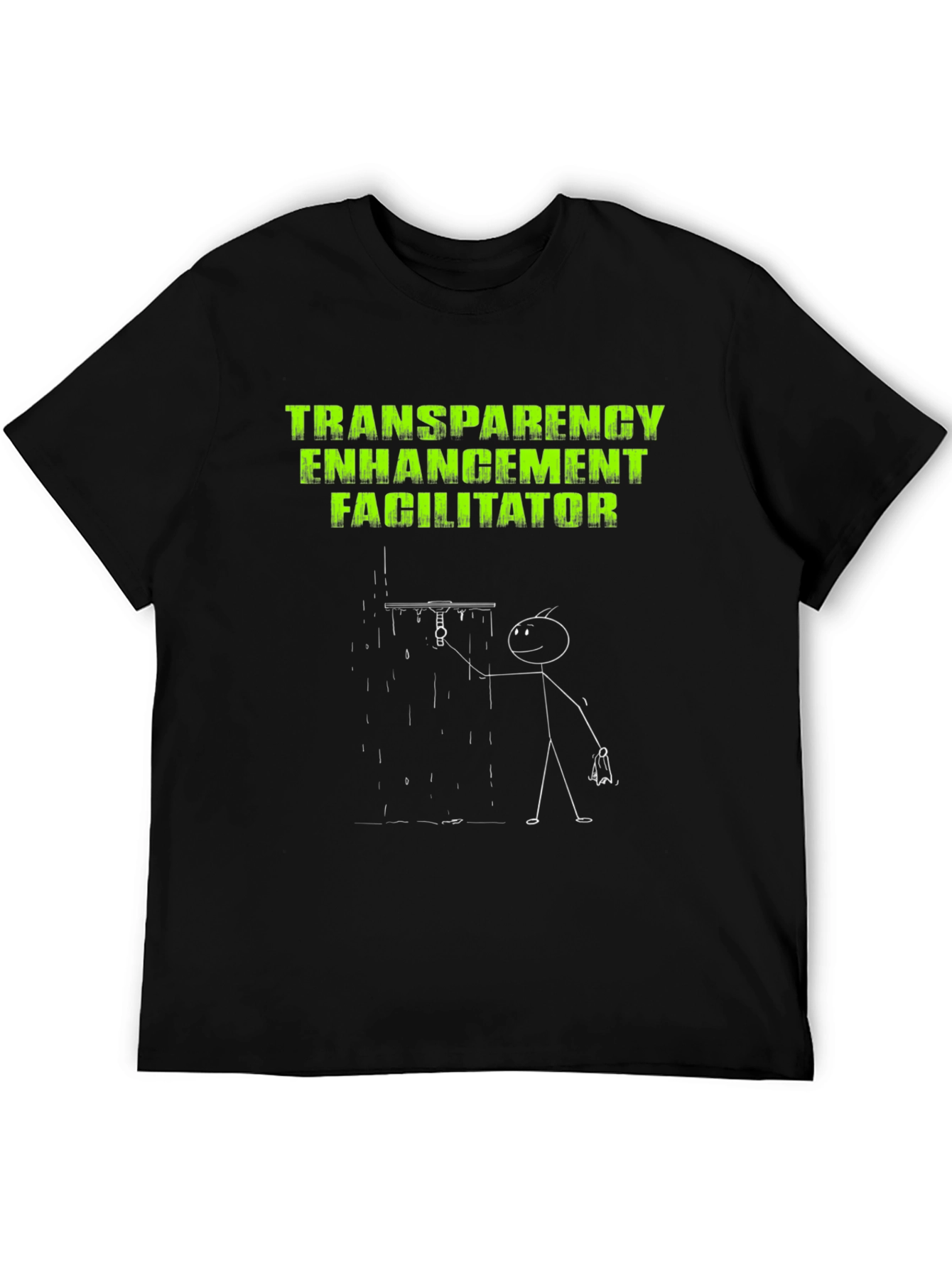 Transparency Enhancement Facilitator Black T-Shirt