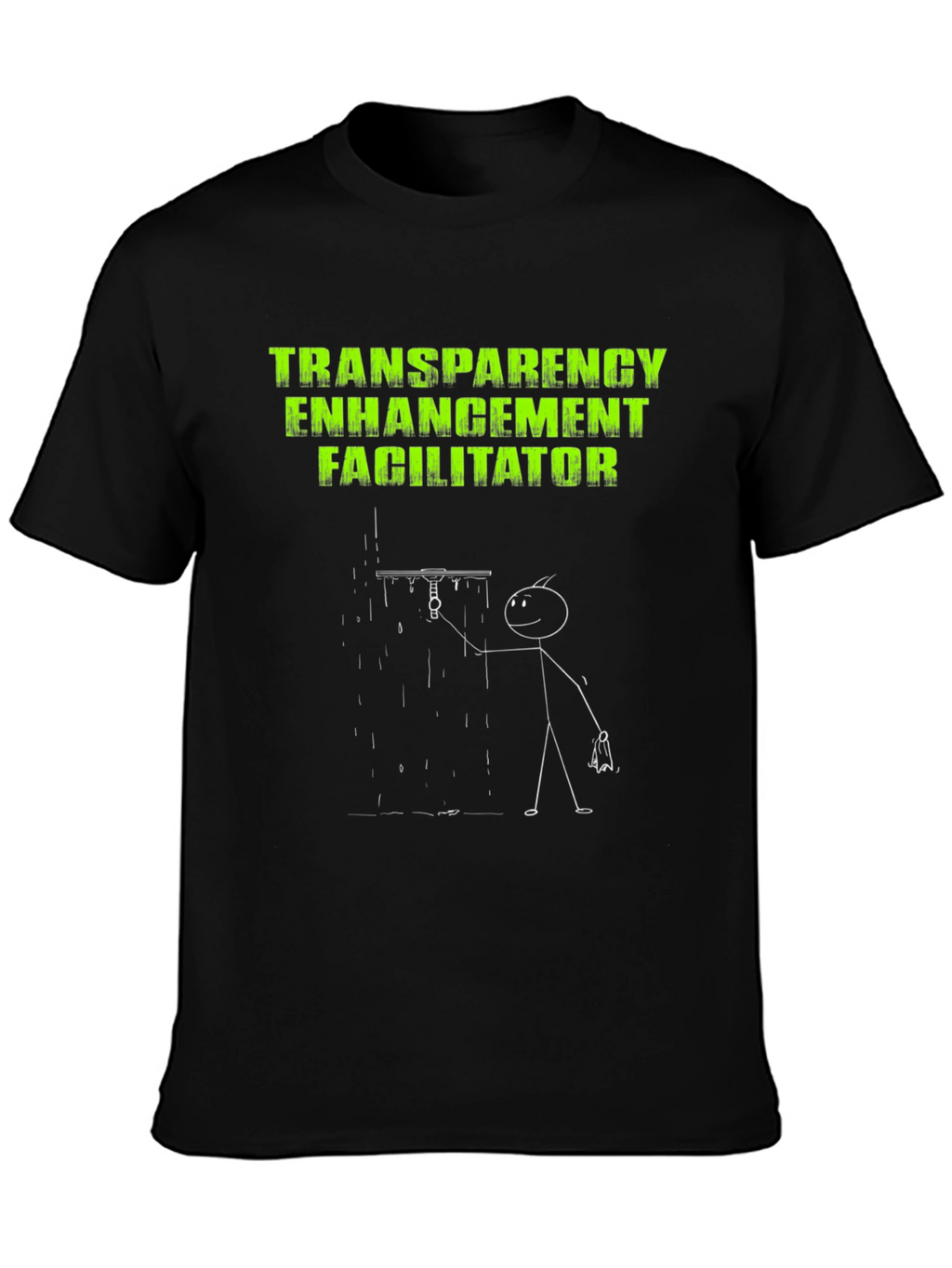 Transparency Enhancement Facilitator Black T-Shirt
