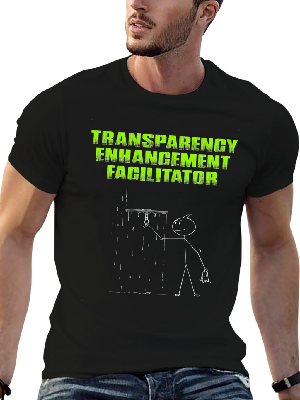 Transparency Enhancement Facilitator Black T-Shirt