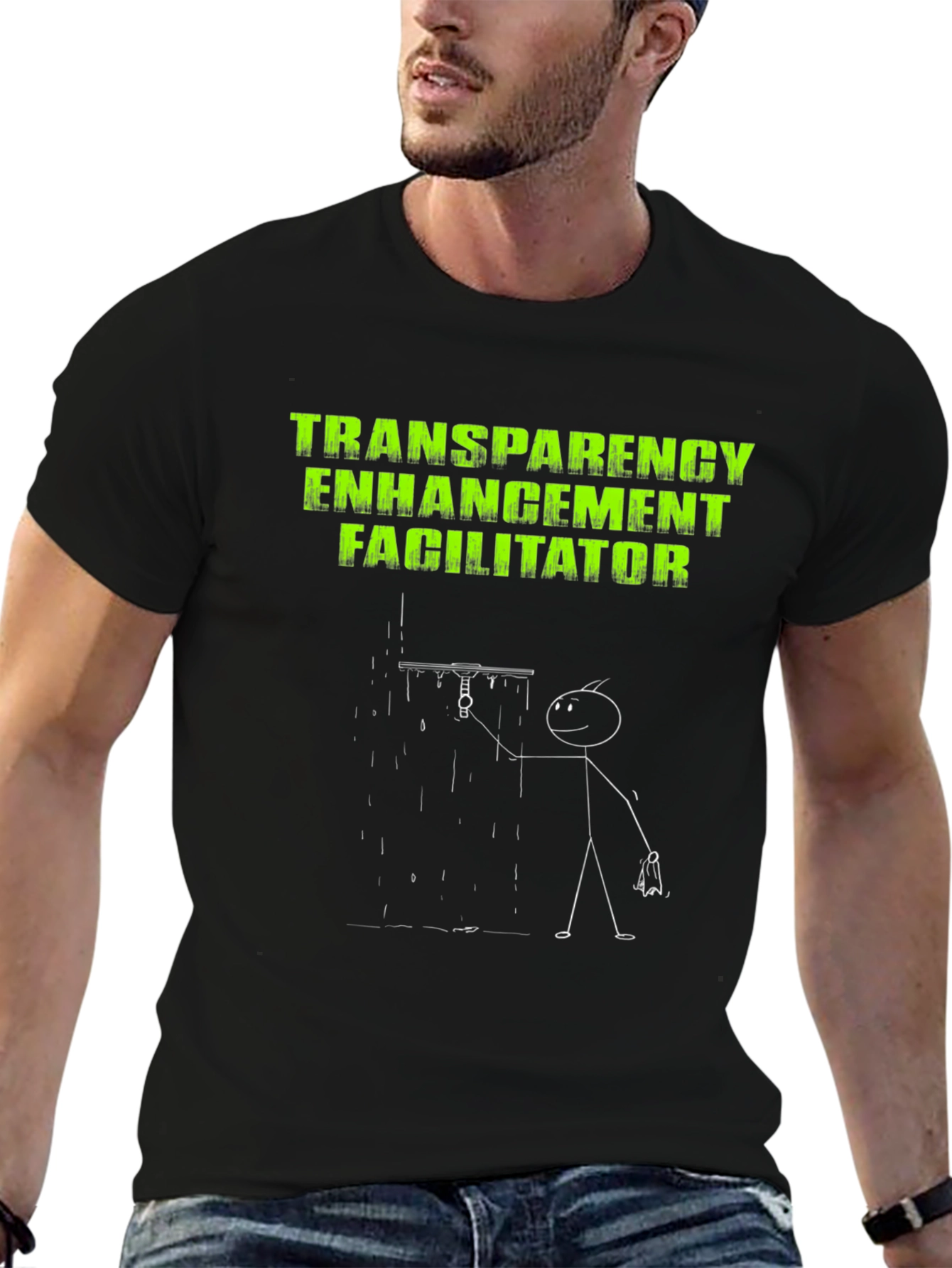 Transparency Enhancement Facilitator Black T-Shirt
