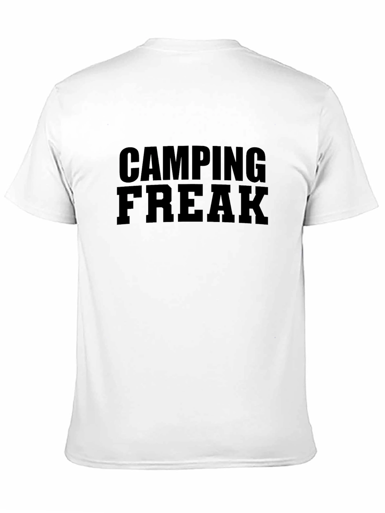 Camping Freak Black T-Shirt