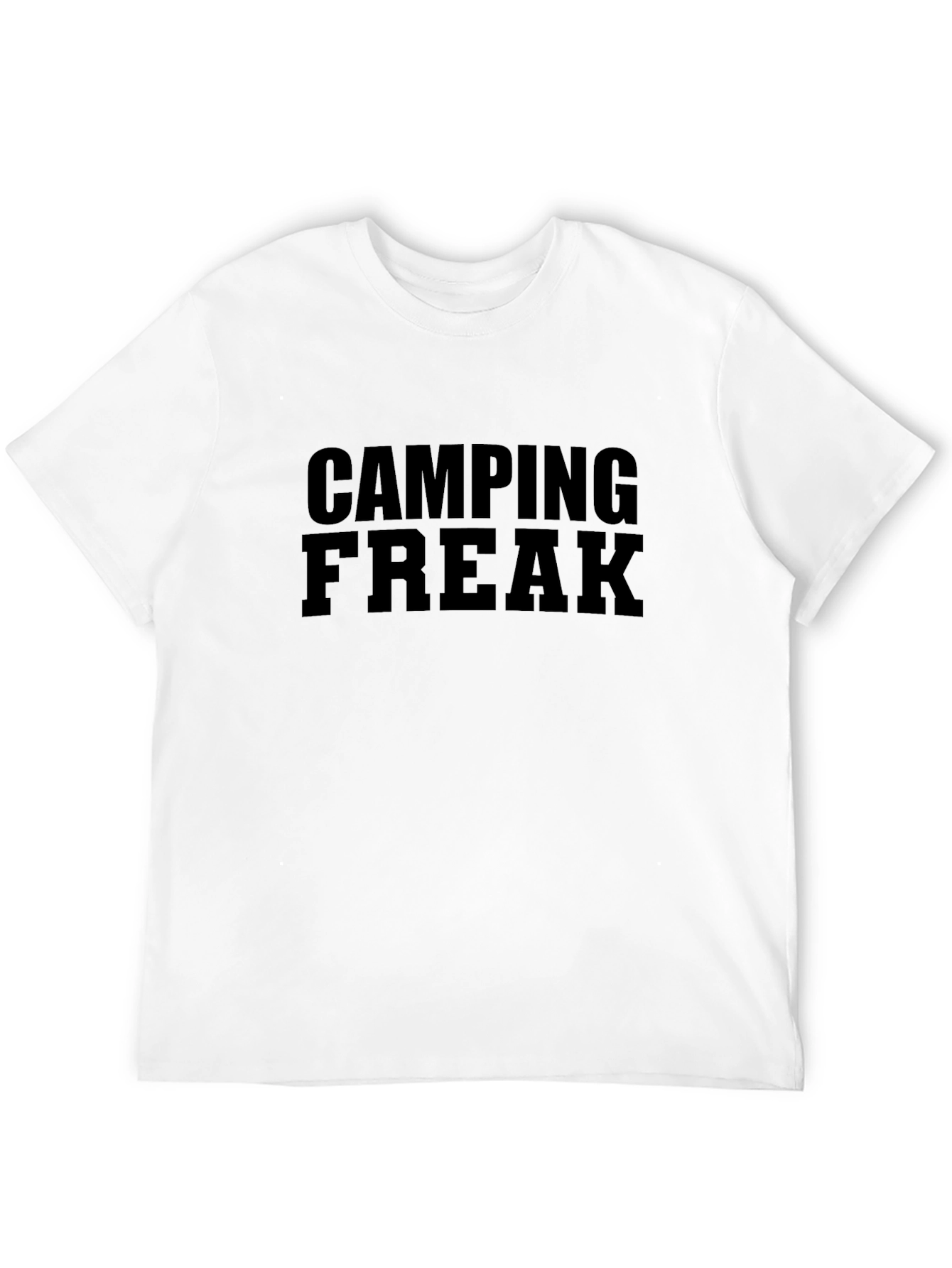 Camping Freak Black T-Shirt