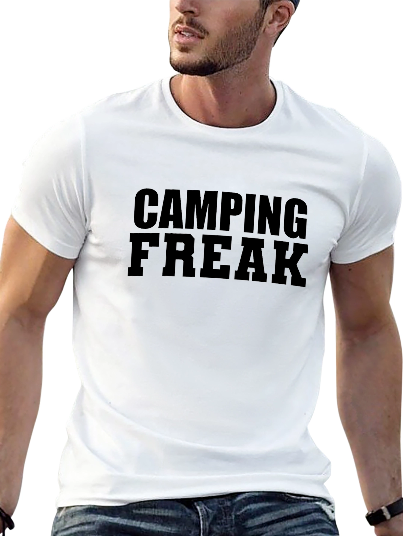 Camping Freak Black T-Shirt