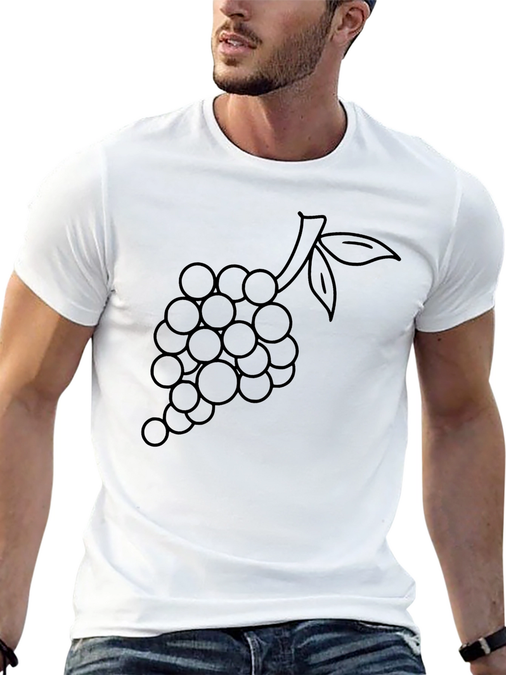 Grapes Graphic T-Shirt - Stylish & Comfy
