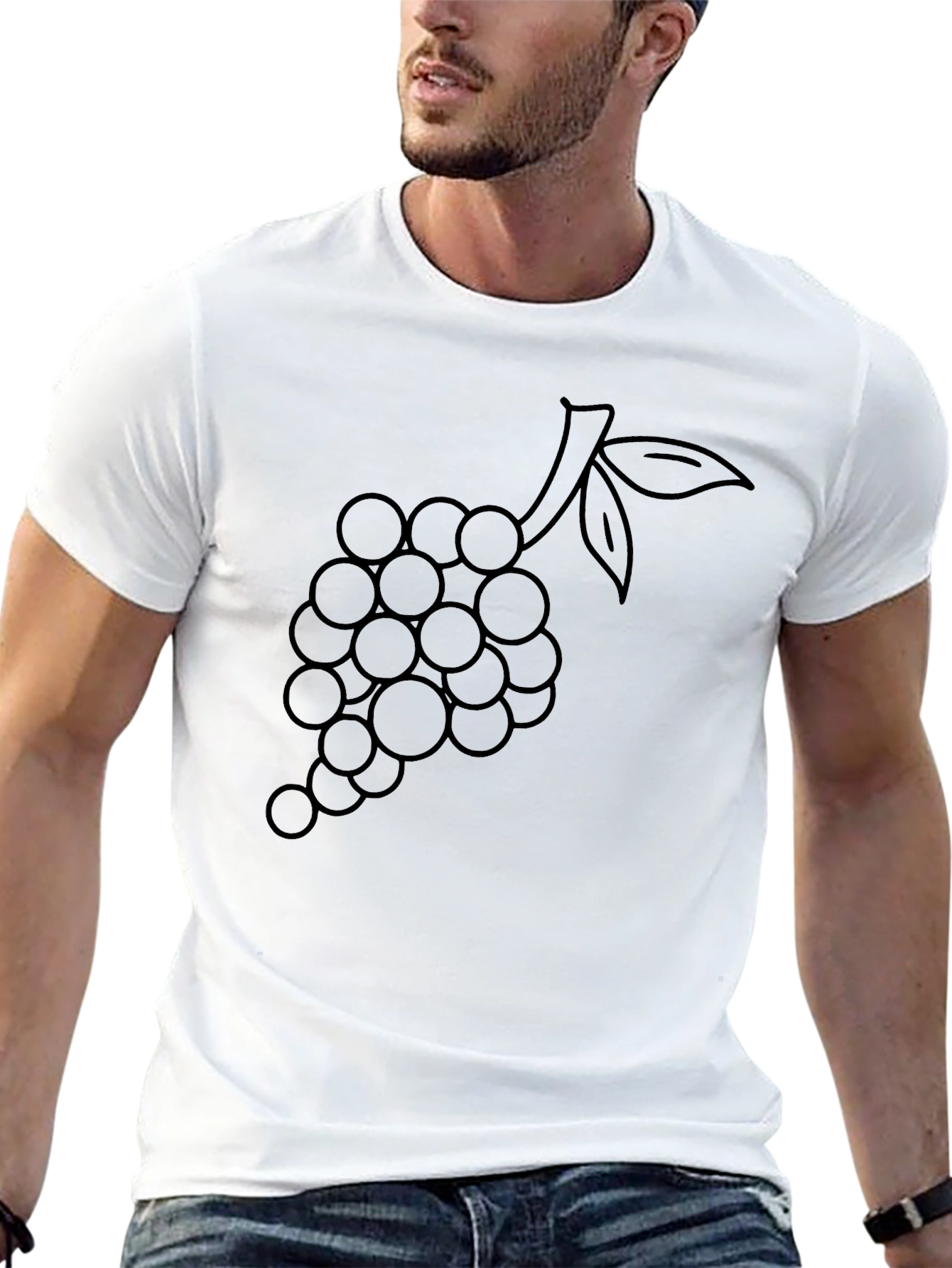 Grapes Graphic T-Shirt - Stylish & Comfy