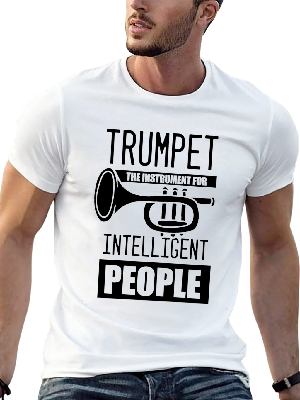 Trumpet for Intelligent People Graphic Tee
