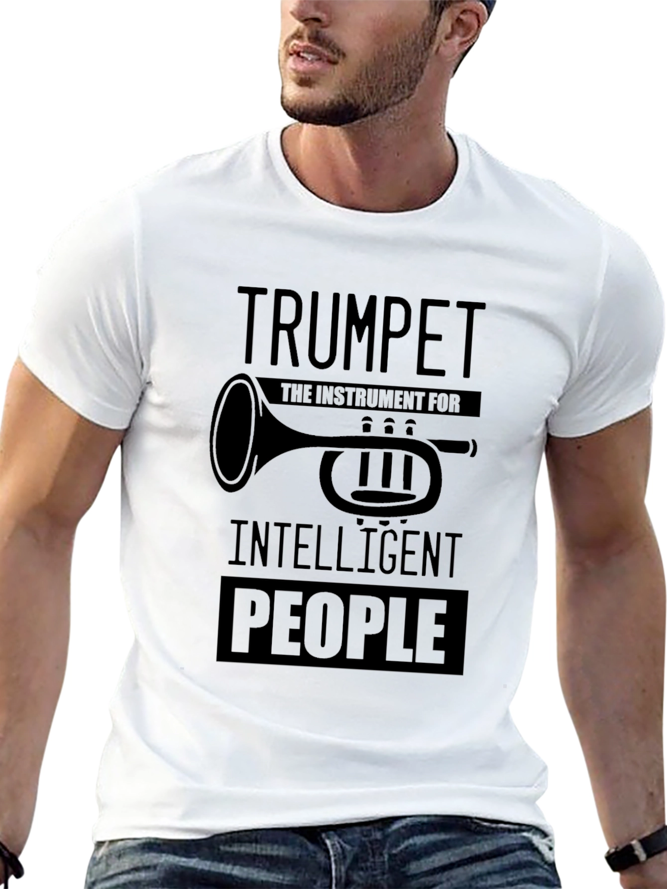 Trumpet for Intelligent People Graphic Tee