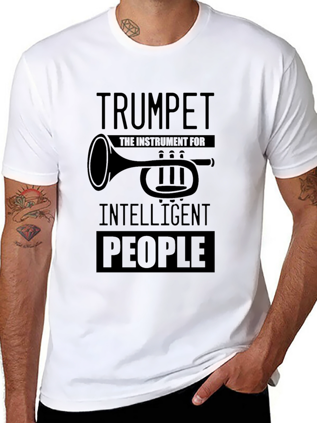 Trumpet for Intelligent People Graphic Tee