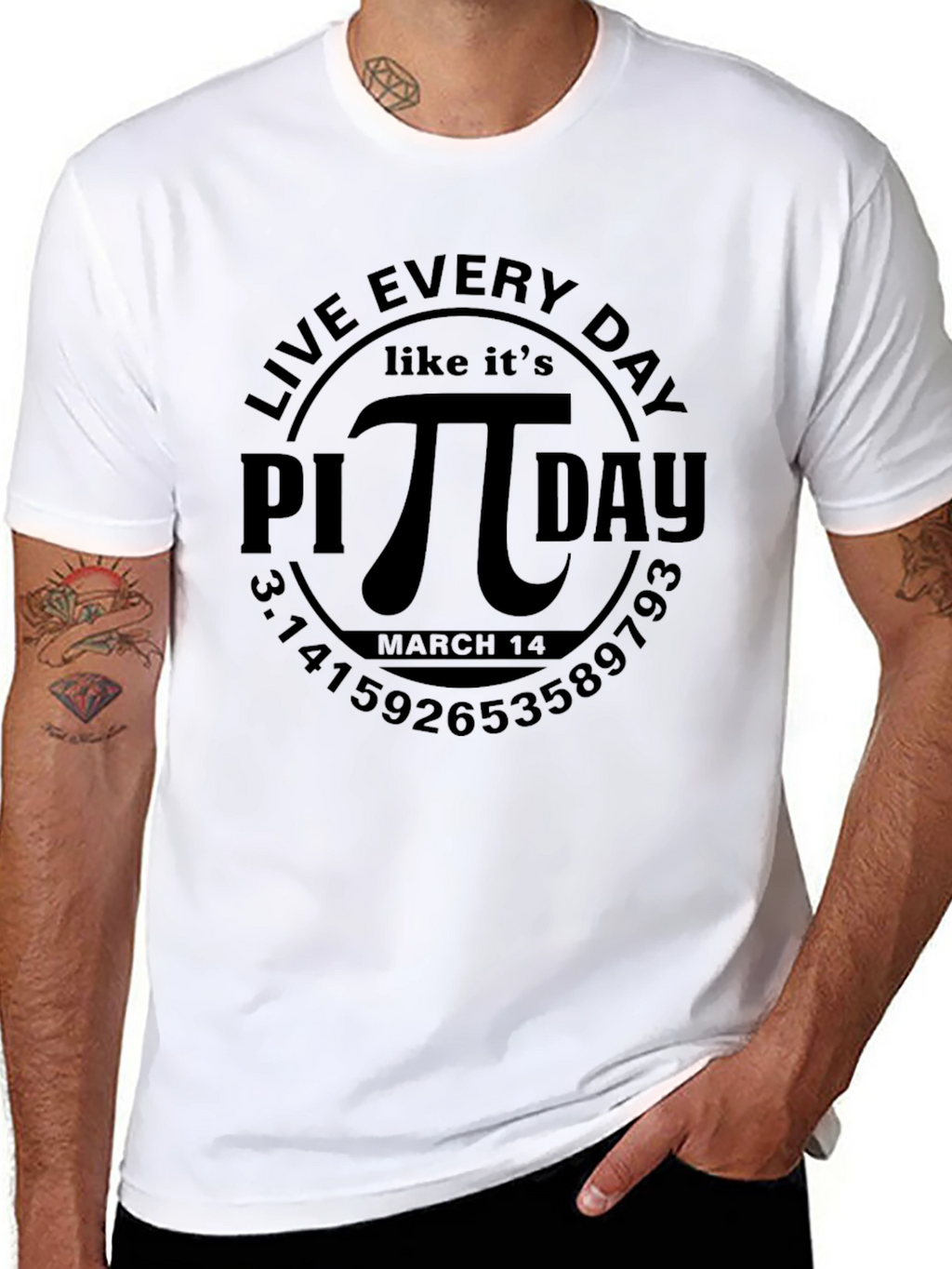 Live Every Day Like Its Pi Day T-Shirt