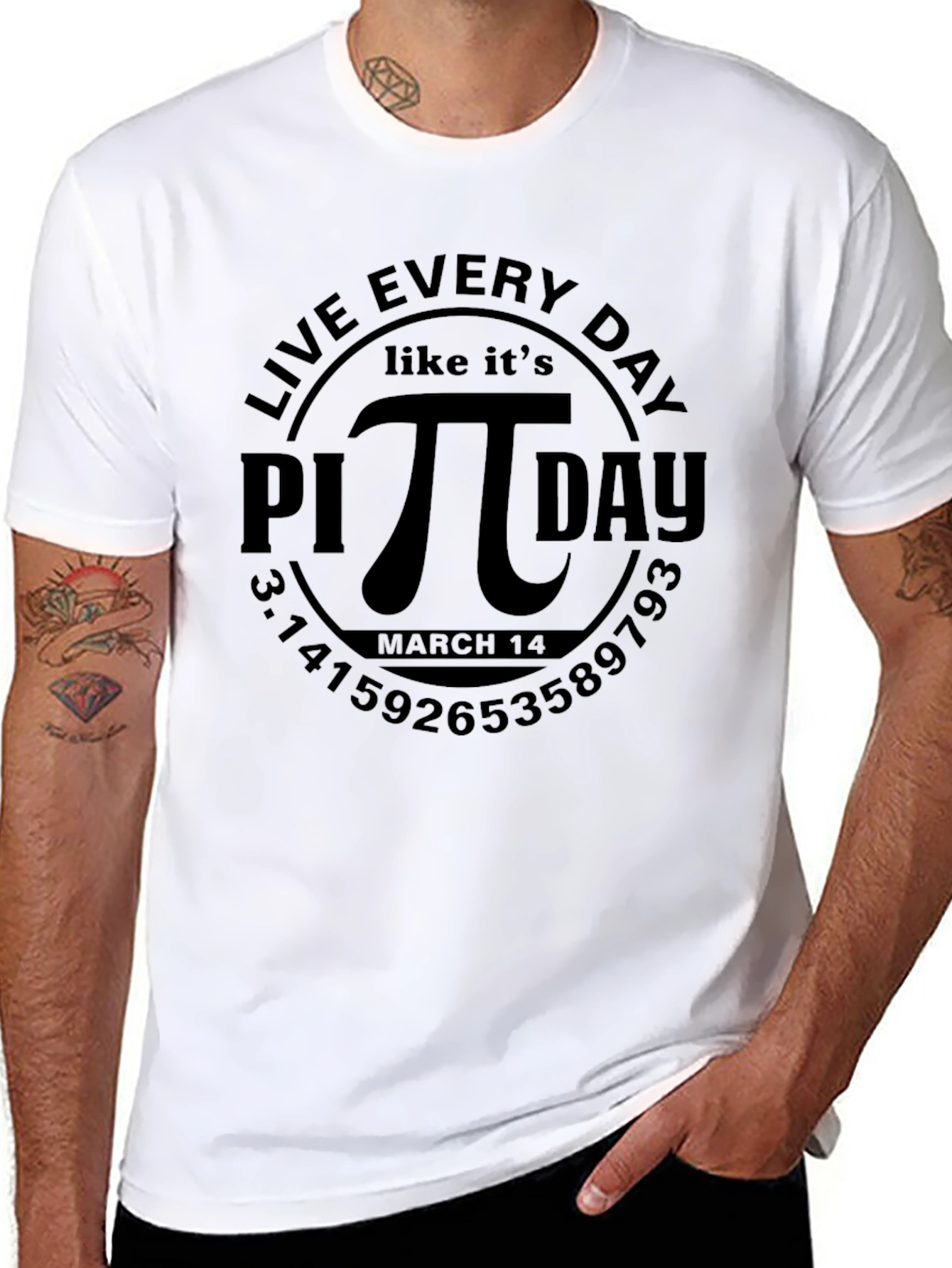 Live Every Day Like Its Pi Day T-Shirt