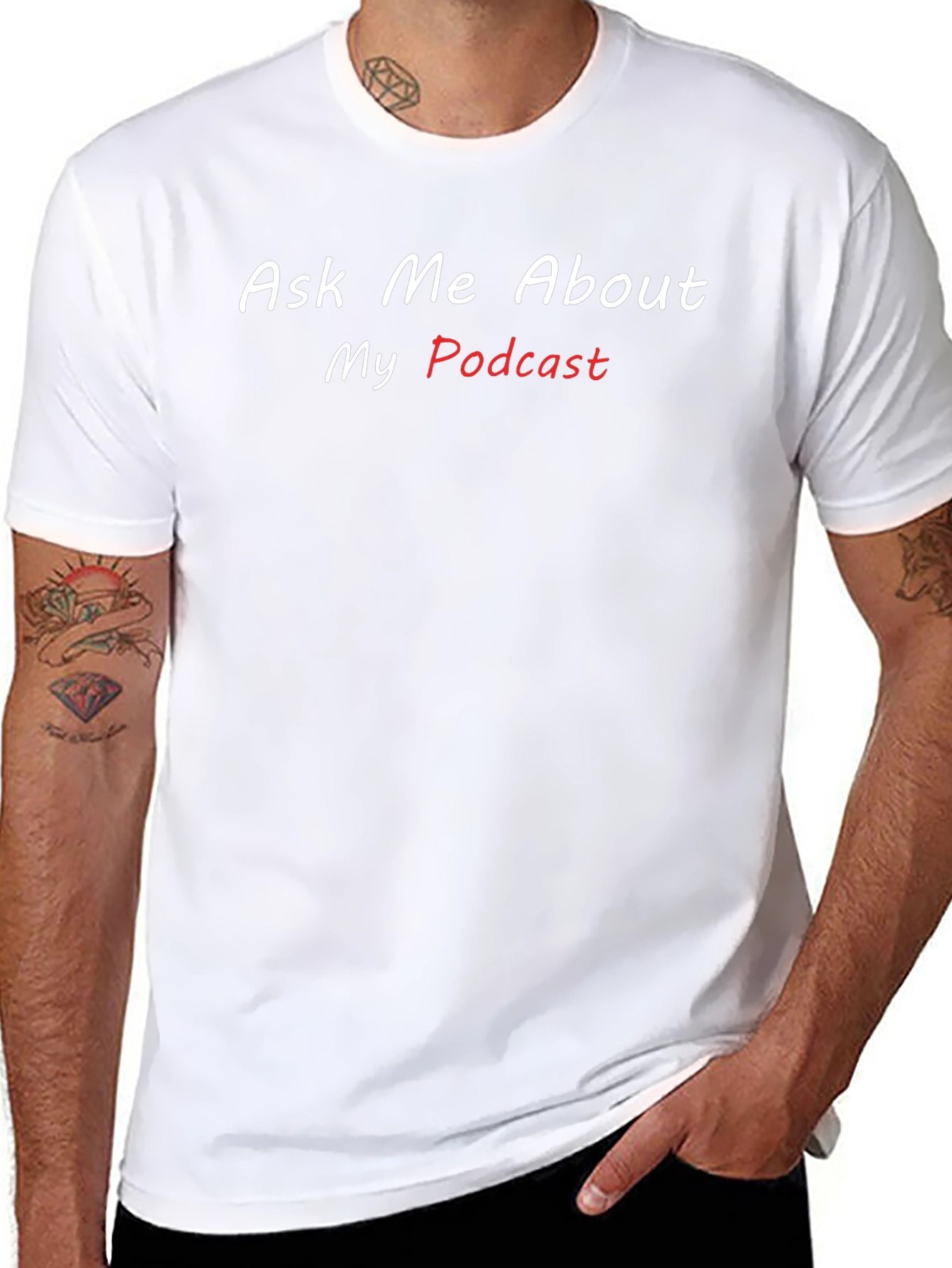 Ask Me About My Podcast T-Shirt