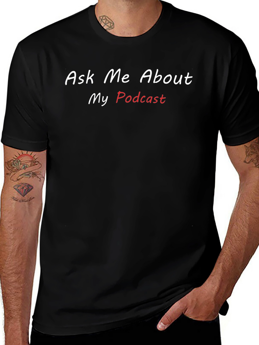 Ask Me About My Podcast T-Shirt