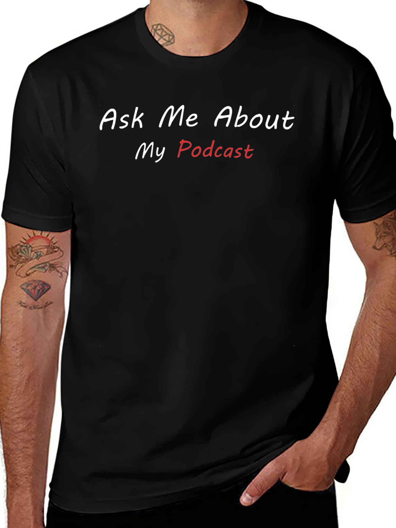 Ask Me About My Podcast T-Shirt