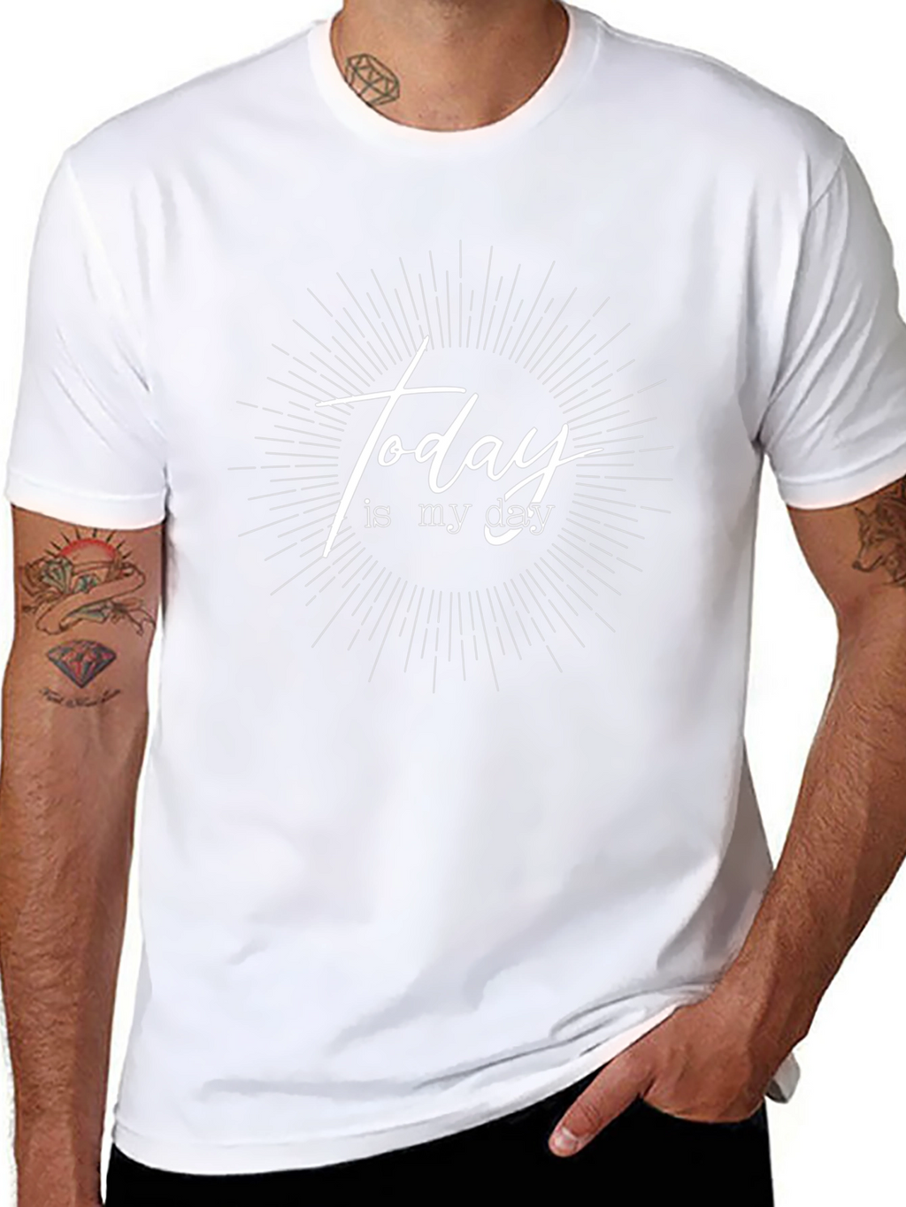 Today Is My Day T-Shirt - Motivational Black Tee