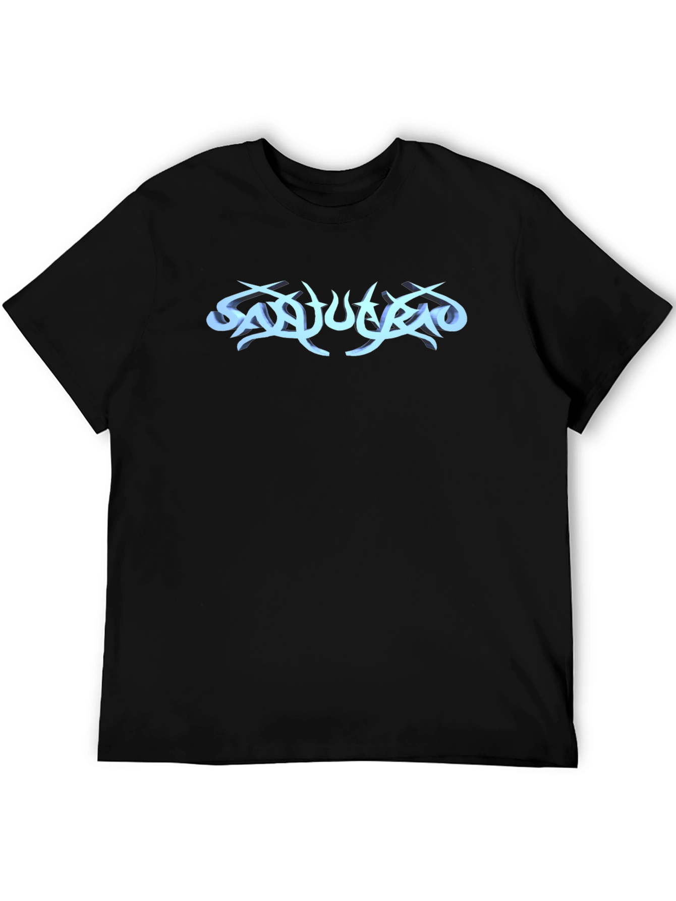 Modern Black Graphic Tee