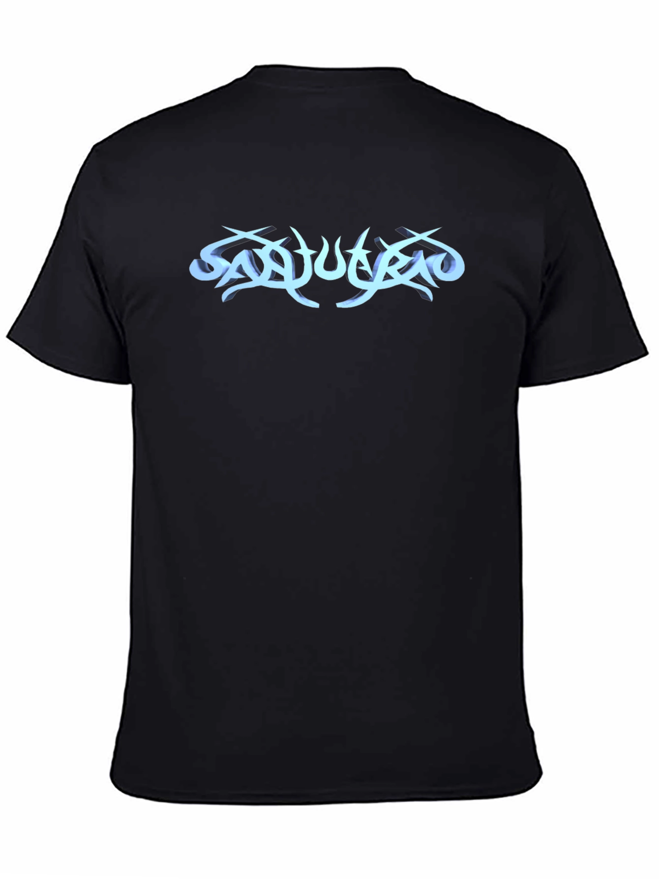 Modern Black Graphic Tee