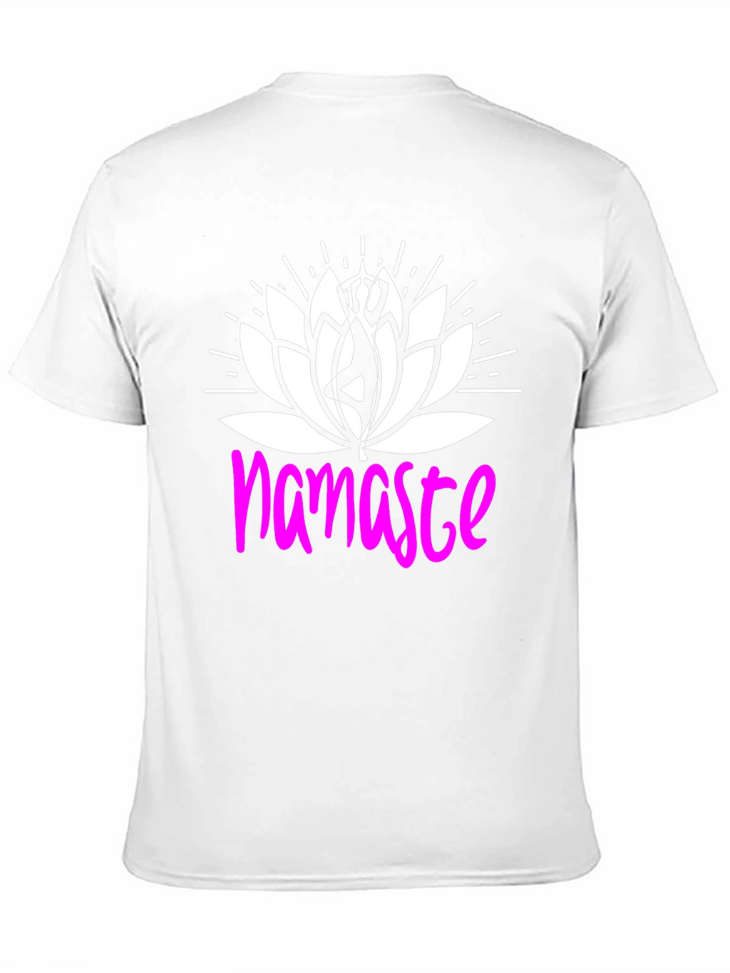 Namaste Lotus Flower Graphic T-Shirt