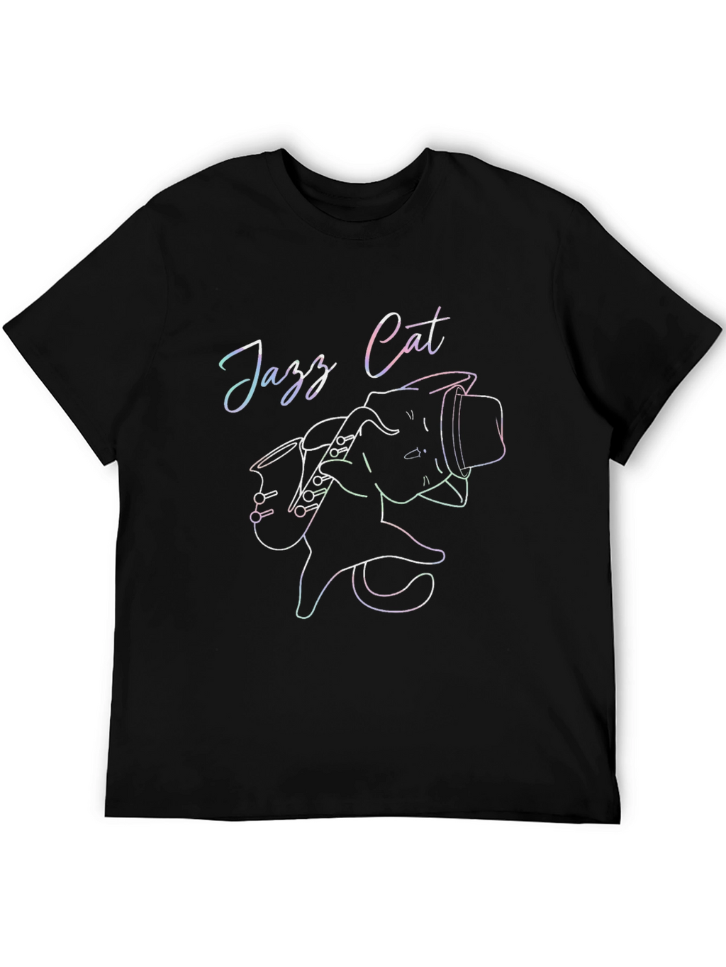 Jazz Cat T-Shirt - Cool Cat Musician Tee