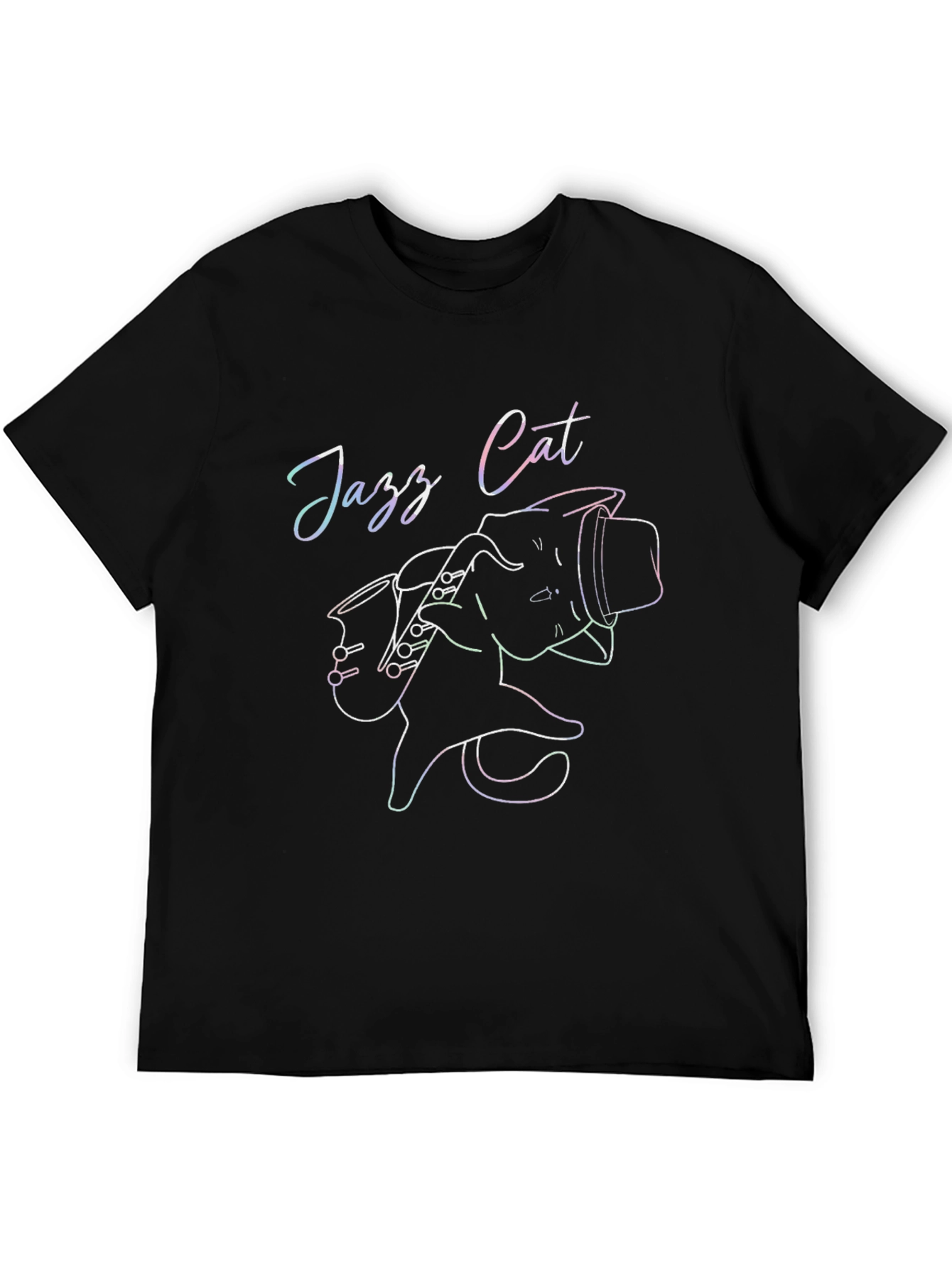 Jazz Cat T-Shirt - Cool Cat Musician Tee