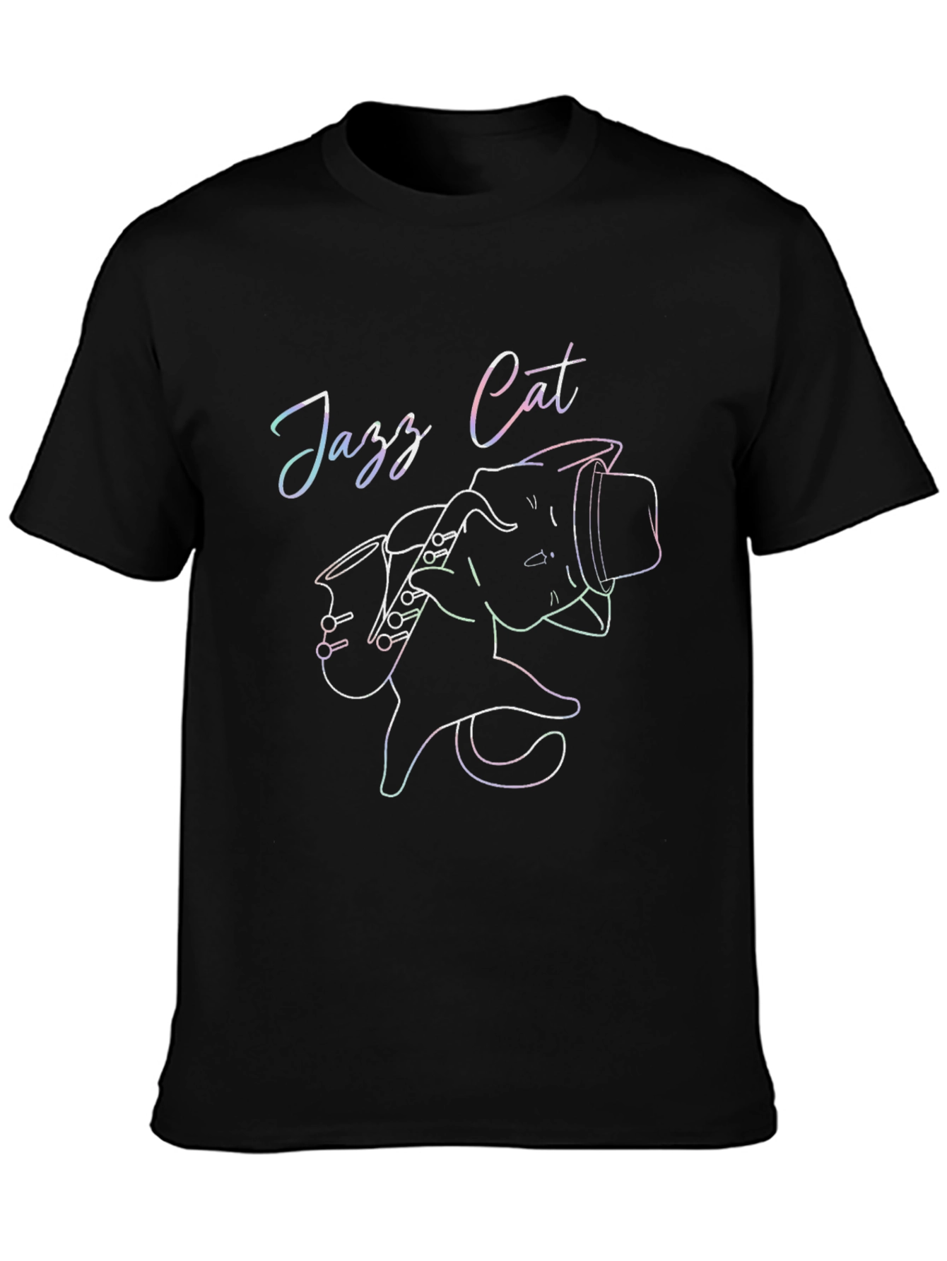 Jazz Cat T-Shirt - Cool Cat Musician Tee
