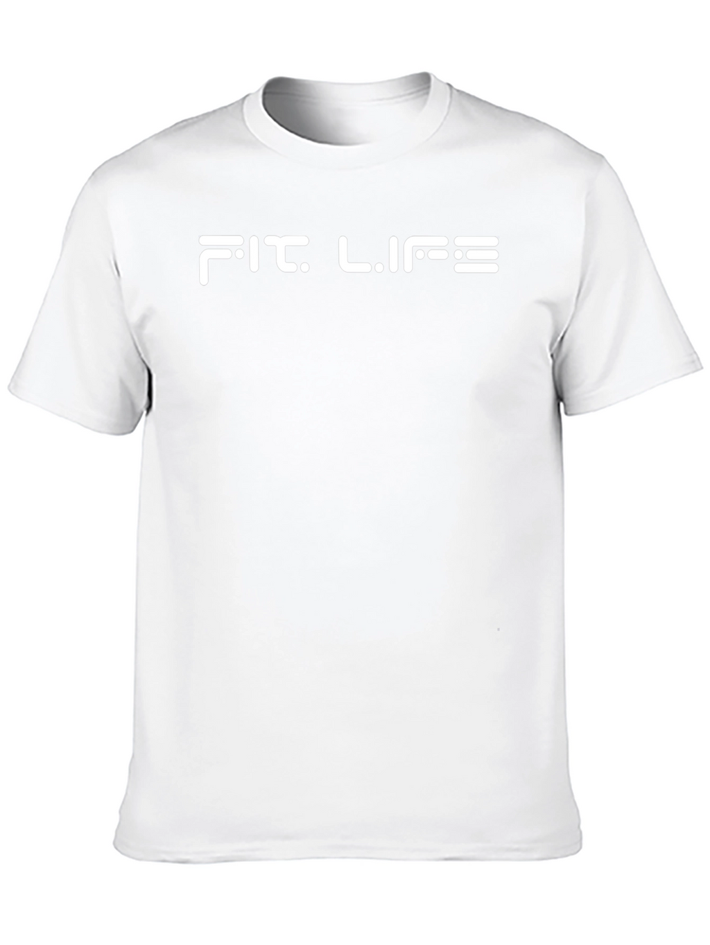 Fit Life Graphic Tee - Black Cotton T-Shirt